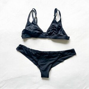 HAX Swimwear Black Bikini Set for - Medium